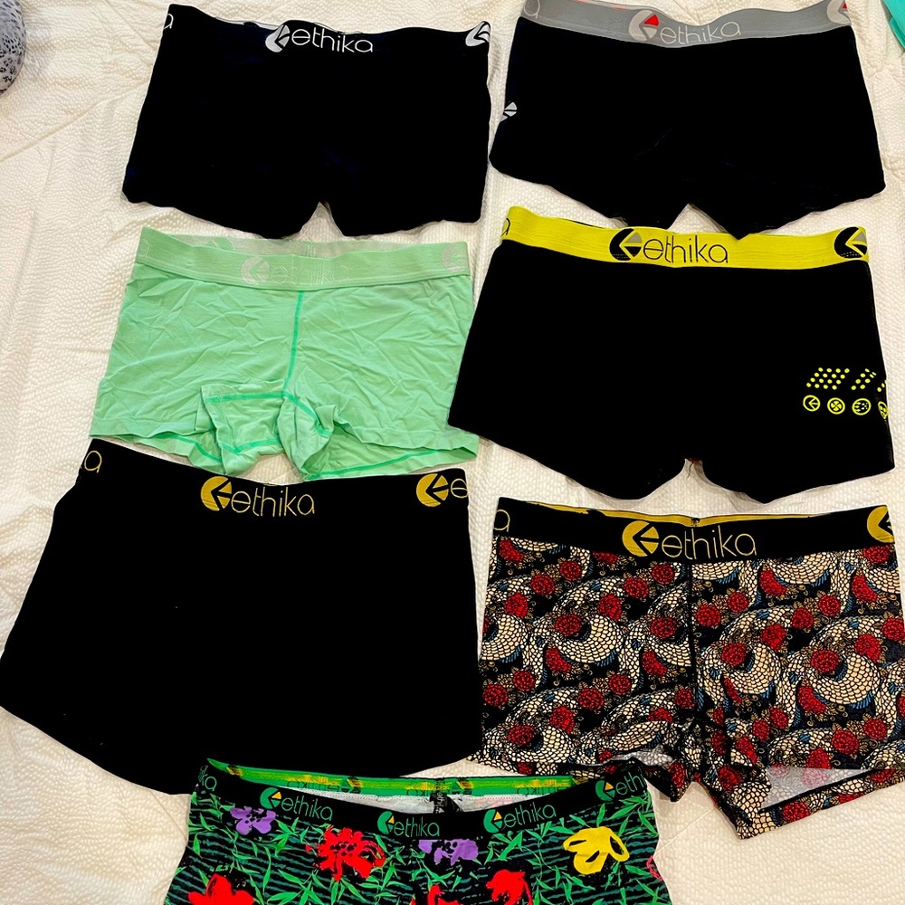 7 Pairs of Women’s Ethika Staple Shorts